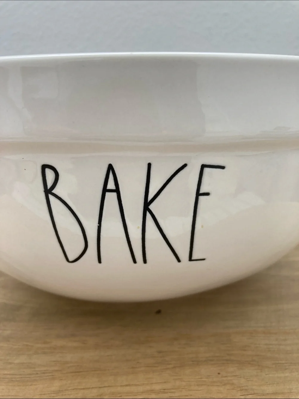 SALE! 50% Off NWOT RAR DUNN White Ceramic Bowls CRUNCH BAKE ENJOY set of 3